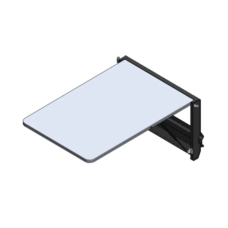 30” x 45" Folding Dinette Table, Solid Surface