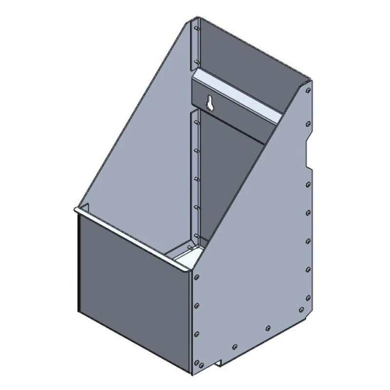 Deep Floor Bin - Single Fuel Jug Rack