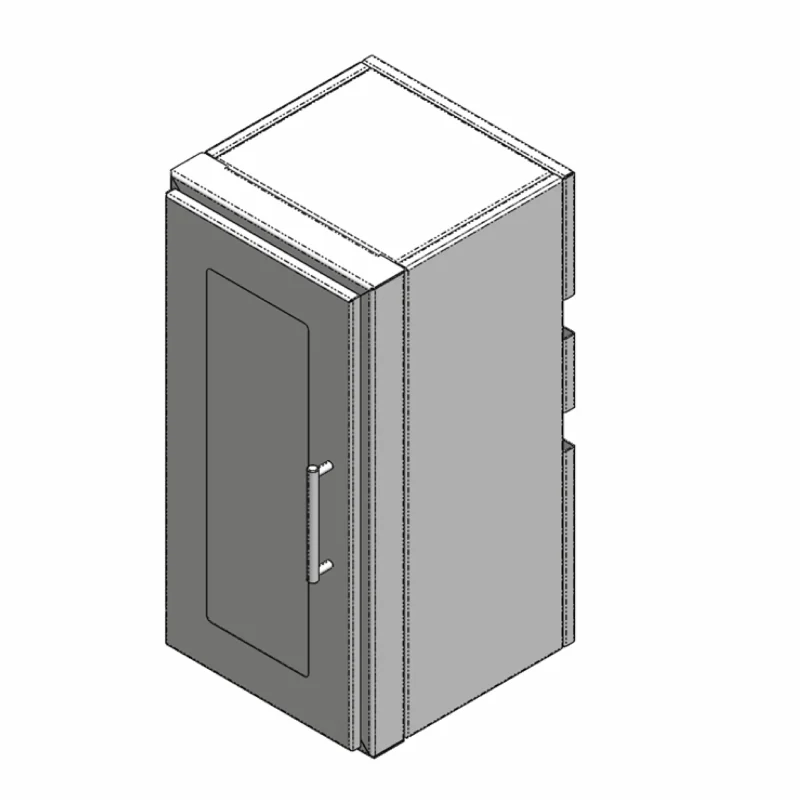 Residential 12” x 24” Wall Cabinet, Light Grey