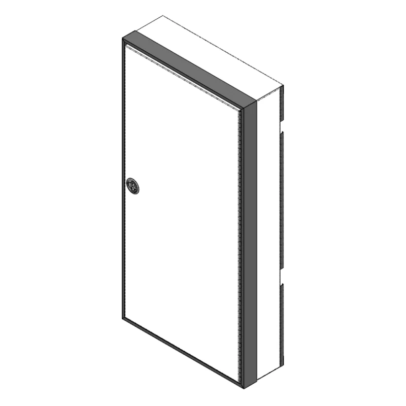 24" x 48” x 8" Wall Cabinet with Shelves